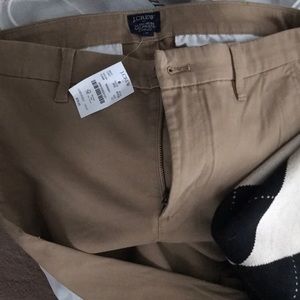 JCrew high rise girlfriend chino size 12, NWT, khaki